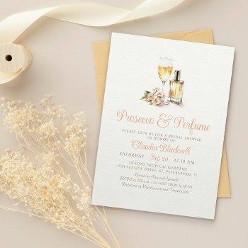 prosecco perfume champagne bridal shower invitation