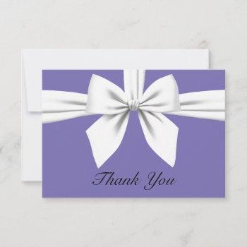 purple elegant tiffany fancy party stationery thank you card