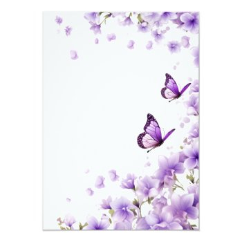 Purple He Gives Me Butterflies Front View