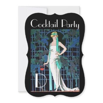 red roses in the night  anniversary cocktail party invitation