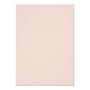 Rose Gold Foil Blush Pink Peach Bridal Shower Foil Invitation Front View