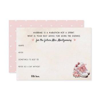 runner theme pink sneaker floral wedding advice
