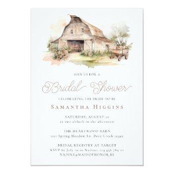 Rustic Chic Floral Farmhouse Barn Front View