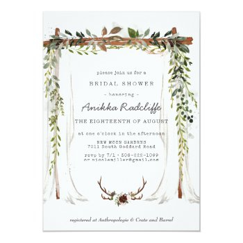 Rustic Country Floral Front View