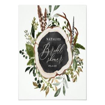 Rustic Farmhouse Barn Botanical Bridal Shower Button Front View