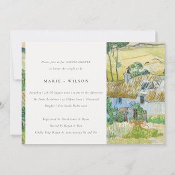 rustic fields mountain landscape couples shower invitation