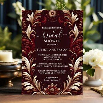 rustic fiesta rustic bold spanish bridal shower invitation