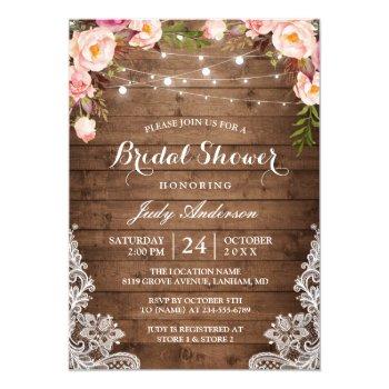 Country Bridal Shower Invitations Bridaldelight