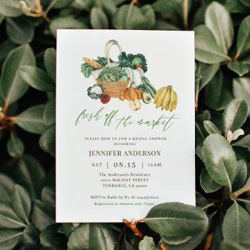 she's fresh off the market bridal shower  invitation