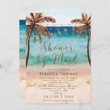 shower by mail beach virtual bridal shower invitation