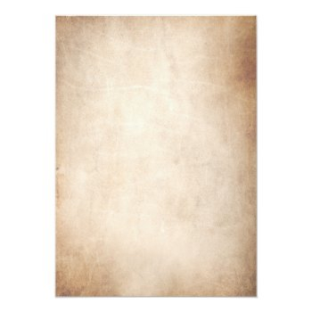 Simple Calligraphy Details Rustic Parchment Paper Enclosure Card Front View
