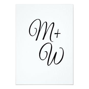 Simple Elegant Calligraphy Monogram Embosser Front View