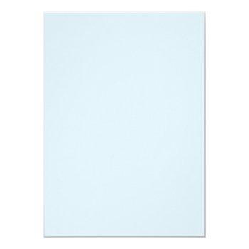 Simple Light Blue And Silver Casual Bridal Shower Foil Invitation Front View