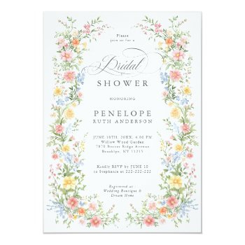 Soft Pastel Ornate Spring Garden Front View