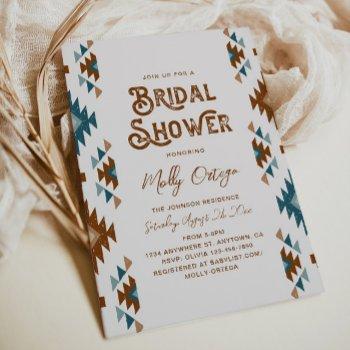 southwest bridal shower invitation | western