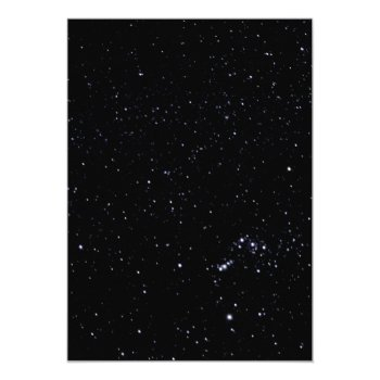 Starry Night Bridal Shower Celestial Invitation Front View