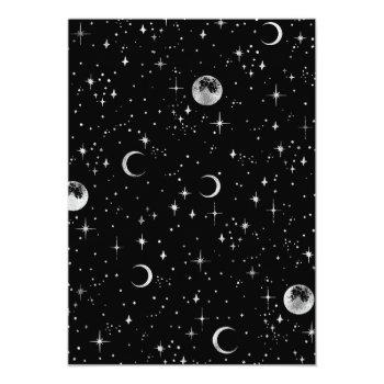 Starry Night Moon Mystical Celestial Front View