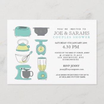 stock the kitchen couples shower party invite