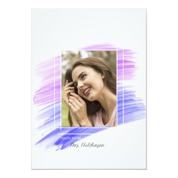 Stylish Rainbow Brush Strokes Front View