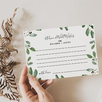 summer greenery advice and well wishes card