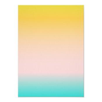 Summer Pastel Gradient | Cute Front View