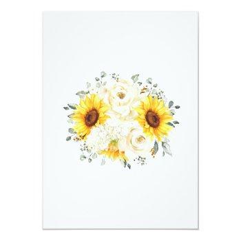 Sunflower Ivory Peony Pastel Floral Front View