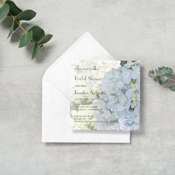 ©sunshine garden hydrangeas bridal shower invitation