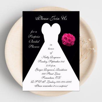 surprise bridal shower invitation