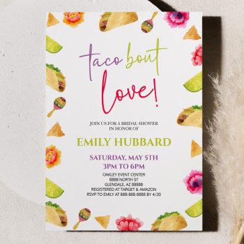 taco bout love! fiesta bridal shower invitation