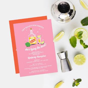 tequila bachelorette party invitation