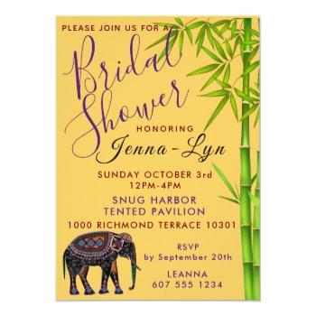 Thailand Bridal Shower  Invitation Front View