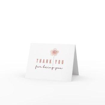 thank you for being you folded card