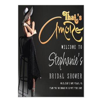 That's Amore Aperol Bridal Shower Photo Welcome Poster Front View