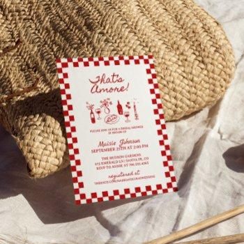 that's amore french inspired bridal shower invitation
