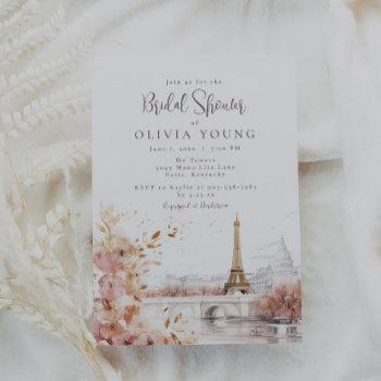 the parisienne bridal shower invitation