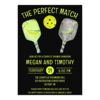 The Perfect Match Pickleball Couples Front View