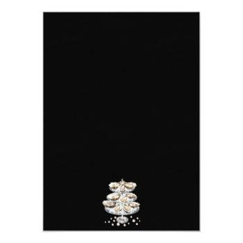 The World Is Your Oyster Elegant Bridal Shower Invitation Front View