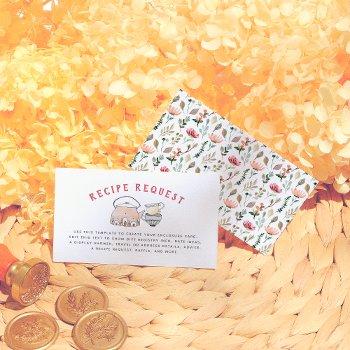 time for tea wildflower bridal shower enclosure card