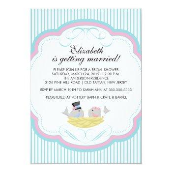 Trendy Love Birds Blue Front View