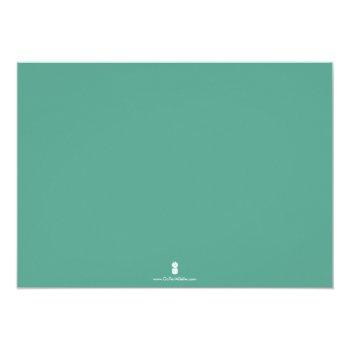 Tropical Watercolor Greenery Couples Shower Front View