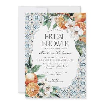 tuscany tile coastal italian bridal shower invite