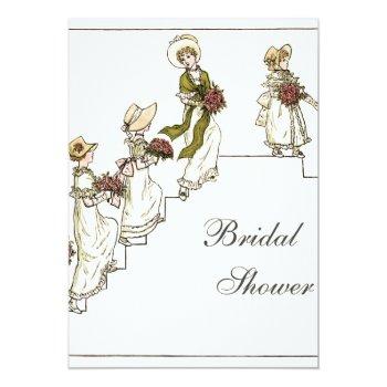 Victorian Bride And Bridesmaids Front View