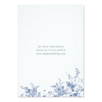 Victorian Dusty Blue French Garden Front View