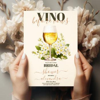 vino before vows bach custom winery bachelorette invitation