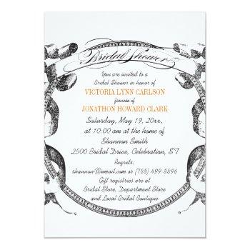 Vintage Banner Flourish Script Front View