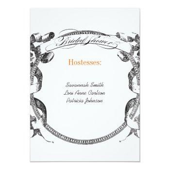 Vintage Banner Flourish Script Front View