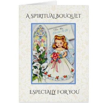 vintage bridal shower spiritual bouquet