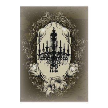 vintage chandelier lily vintage bridal shower invitation
