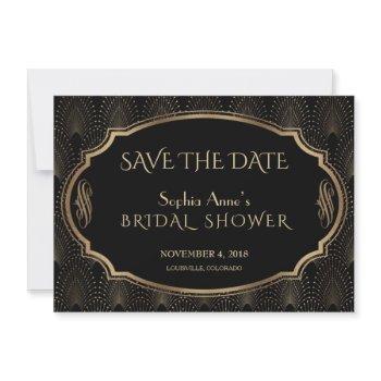 vintage great gatsby 20s art deco save the date