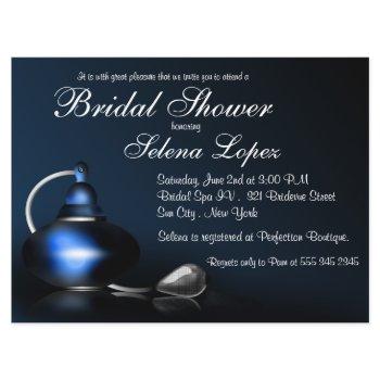 vintage perfume bottle bridal shower invitations